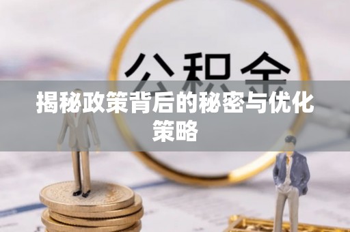 萨尔图揭秘政策背后的秘密与优化策略