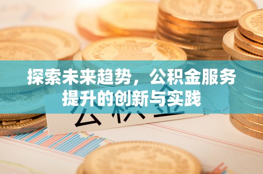 萨尔图探索未来趋势，公积金服务提升的创新与实践