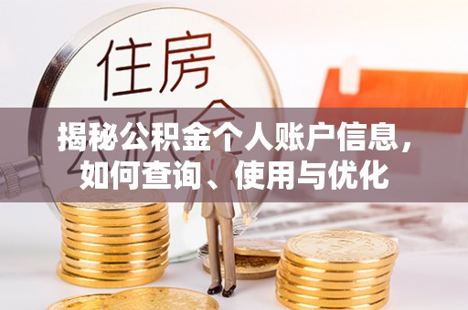 萨尔图揭秘公积金个人账户信息，如何查询、使用与优化