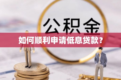 萨尔图如何顺利申请低息贷款？