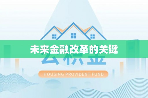 萨尔图未来金融改革的关键