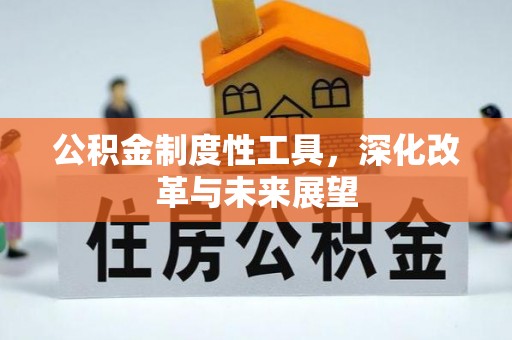萨尔图公积金制度性工具，深化改革与未来展望