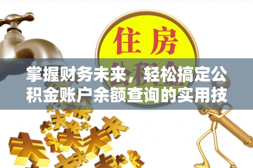 萨尔图掌握财务未来，轻松搞定公积金账户余额查询的实用技巧