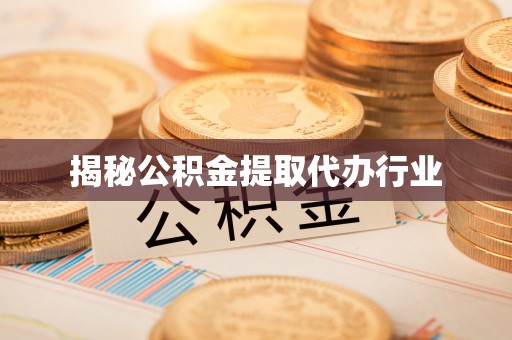萨尔图揭秘公积金提取代办行业