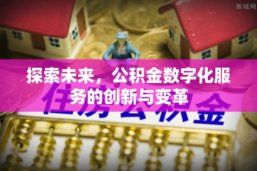 萨尔图探索未来，公积金数字化服务的创新与变革