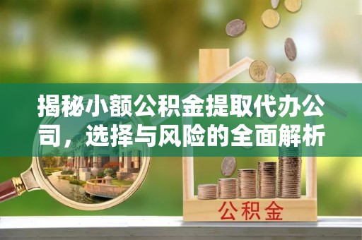 萨尔图揭秘小额公积金提取代办公司，选择与风险的全面解析