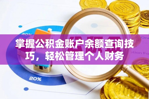 萨尔图掌握公积金账户余额查询技巧，轻松管理个人财务