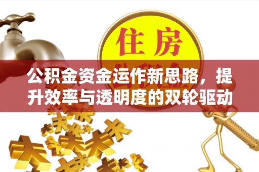 萨尔图公积金资金运作新思路，提升效率与透明度的双轮驱动