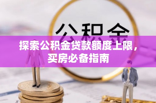 萨尔图探索公积金贷款额度上限，买房必备指南
