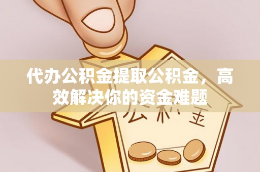 萨尔图代办公积金提取公积金，高效解决你的资金难题
