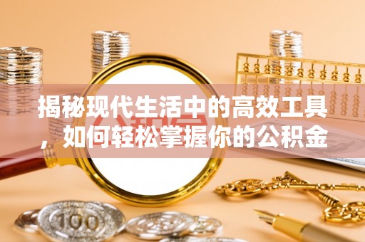 萨尔图揭秘现代生活中的高效工具，如何轻松掌握你的公积金查询方式