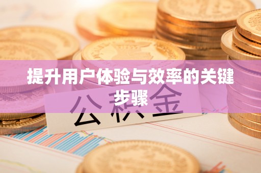萨尔图提升用户体验与效率的关键步骤