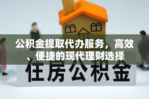萨尔图公积金提取代办服务，高效、便捷的现代理财选择