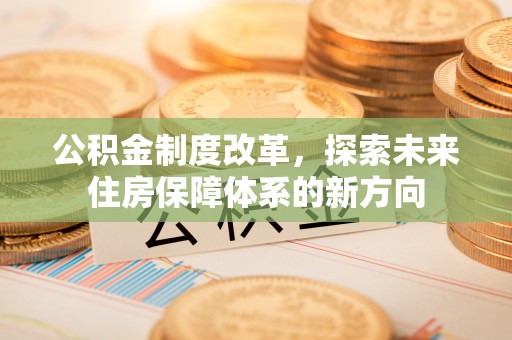 萨尔图公积金制度改革，探索未来住房保障体系的新方向