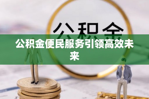 萨尔图公积金便民服务引领高效未来