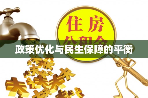 萨尔图政策优化与民生保障的平衡