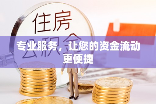 萨尔图专业服务，让您的资金流动更便捷