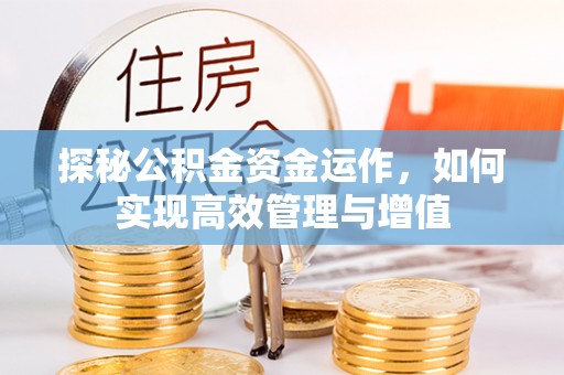 萨尔图探秘公积金资金运作，如何实现高效管理与增值